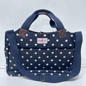 Cath Kidston PVC-Coated Cotton Laptop Messenger Bag | Waterproof Work Bag